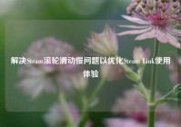 解决Steam滚轮滑动慢问题以优化Steam Link使用体验
