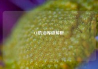 CF机油等级解析