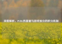 深度解析，PUBG伤害量与游戏加分的积分机制