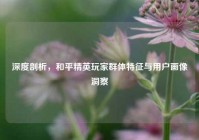 深度剖析，和平精英玩家群体特征与用户画像洞察