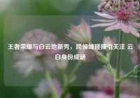 王者荣耀与白云地新秀，跨领域碰撞引关注 云白身份成谜