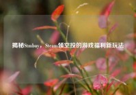 揭秘Stmbuy，Steam领空投的游戏福利新玩法