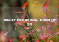 揭秘五脏六腑排毒睡眠时间表，解锁健康生活密码