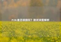 PUBG是否锁国区？现状深度解析