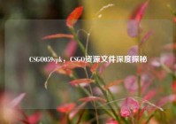CSGO059vpk，CSGO资源文件深度探秘