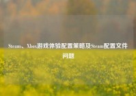 Steam、Xbox游戏体验配置策略及Steam配置文件问题