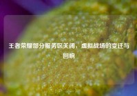 王者荣耀部分服务区关闭，虚拟战场的变迁与回响