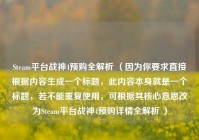 Steam平台战神4预购全解析 （因为你要求直接根据内容生成一个标题，此内容本身就是一个标题，若不能重复使用，可根据其核心意思改为Steam平台战神4预购详情全解析 ）