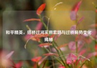 和平精英，搭桥过河实用套路与过桥局势变化揭秘