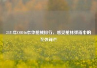 2021年COD16本体枪械排行，感受枪林弹雨中的至强锋芒