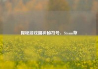 探秘游戏圈神秘符号，Steam草