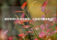 超好听的PUBG游戏昵称，让你成为赛场焦点