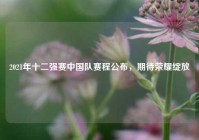 2021年十二强赛中国队赛程公布，期待荣耀绽放