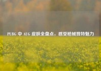 PUBG 中 AUG 皮肤全盘点，感受枪械独特魅力