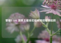 警惕！LOL 菠菜主播背后暗藏 *** 赌博陷阱