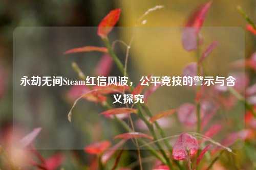永劫无间Steam红信风波,公平竞技的警示与含义探究
