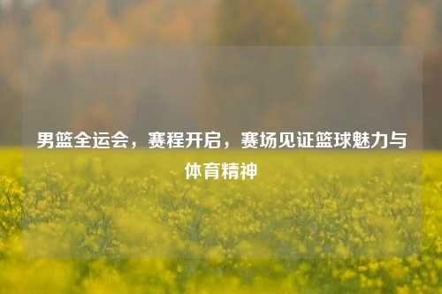 男篮全运会,赛程开启,赛场见证篮球魅力与体育精神